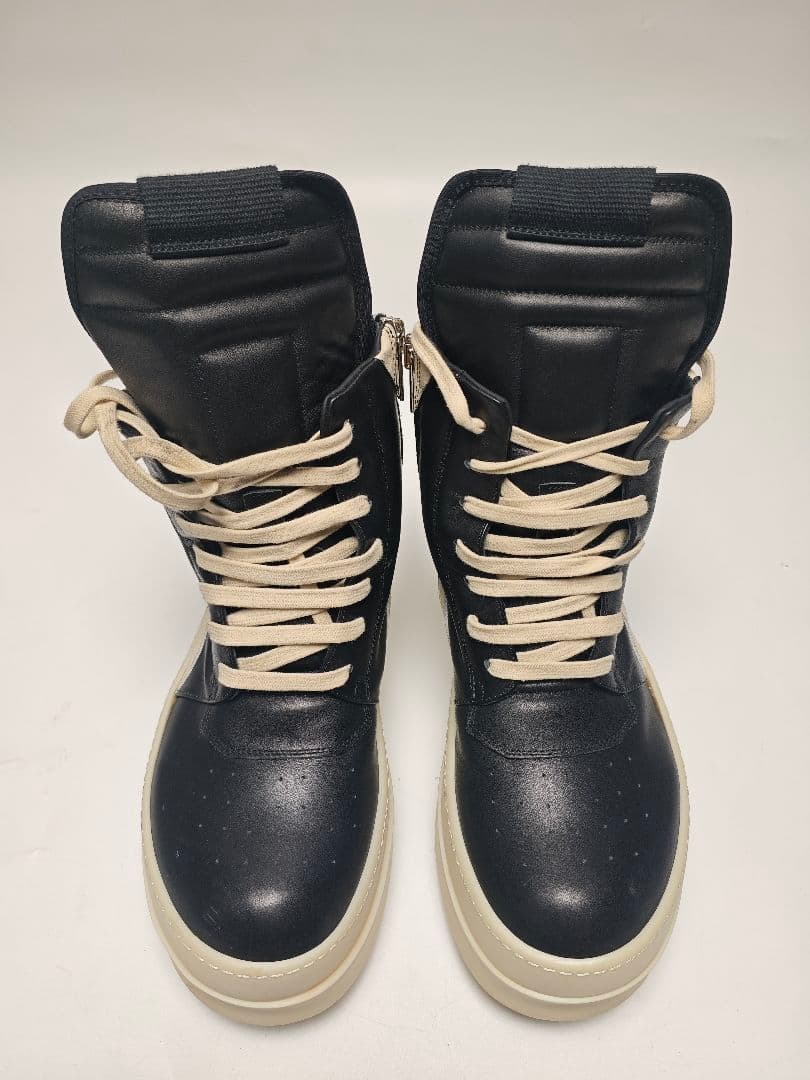 R*y様 Rick Owens ハイカットスニーカー ブラック/ホワイト RICK OWENS DRKSHDW - 【26SS】コットン キャンバス ペンタグラム