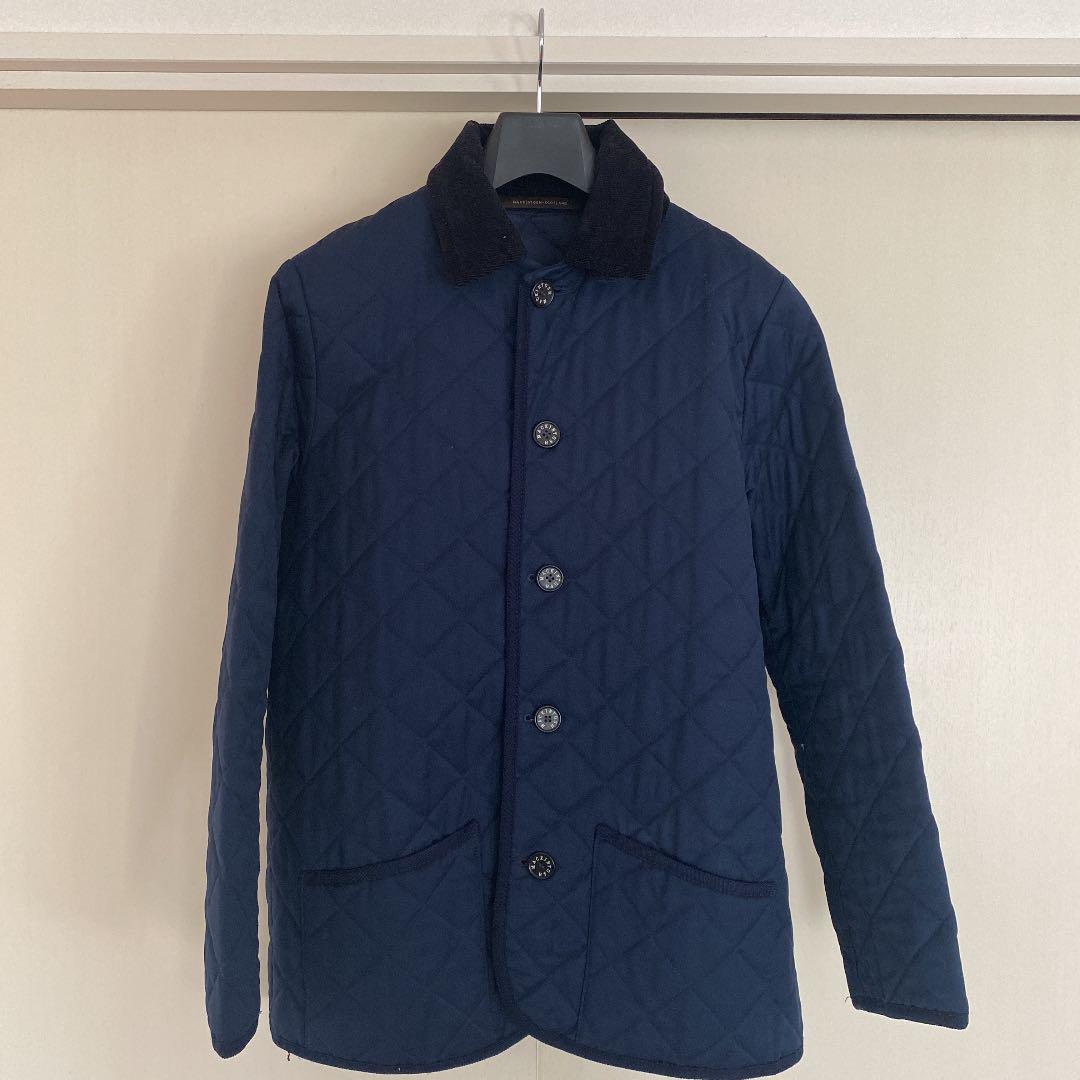 マッキントッシュ　mackintosh　キルティング　ジャケット　ブルー　美品 Mackintosh（マッキントッシュ） ブルゾン アウター 「別注