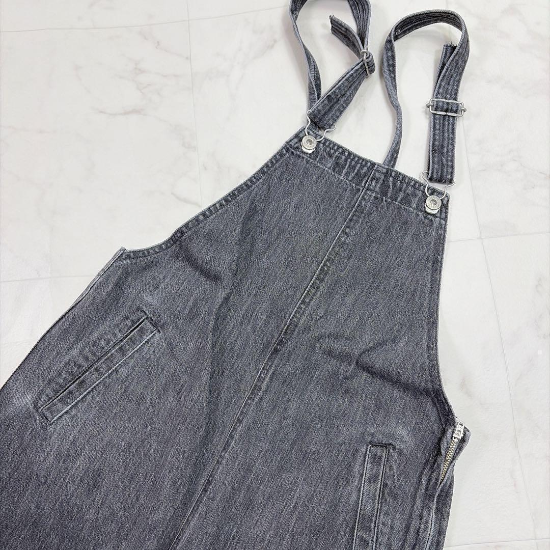 スローブイエナ LE DENIM BARE BK サロペット 25年製 ブラック - メルカリ