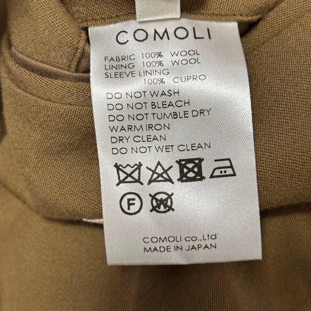 名作】COMOLI 17AW ウール中綿タイロッケンコート 2 - メルカリ