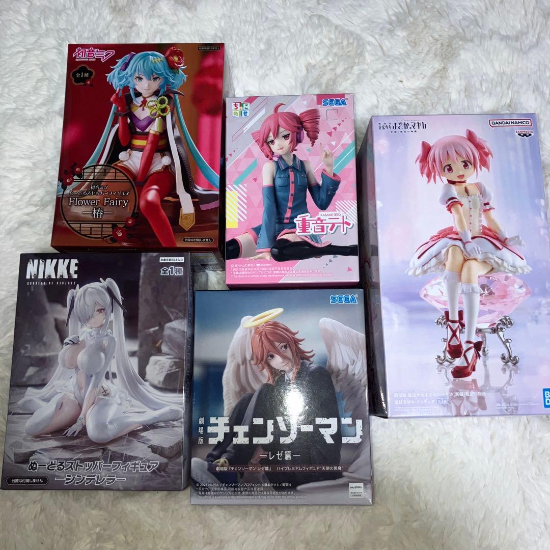 新品未開封】プライズ フィギュア まとめ売り 5点 美少女フィギュア