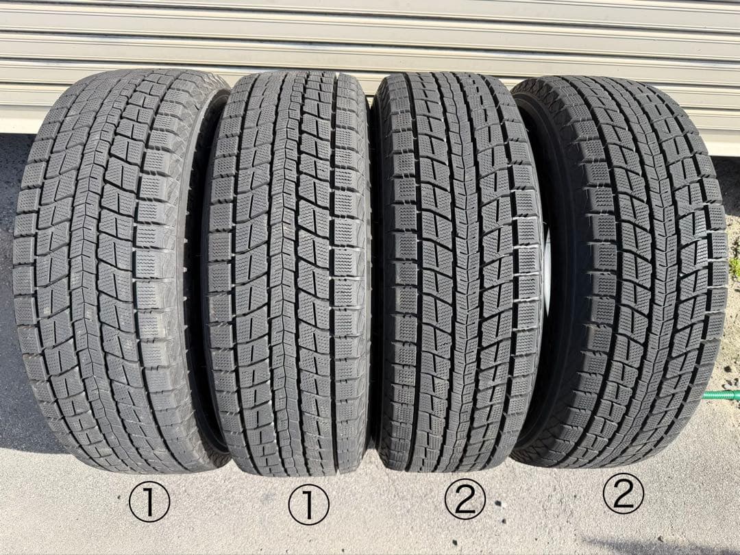 送料込 225/65R17 スタッドレス 22年 ダンロップ SJ8+ バリ山① - メルカリ