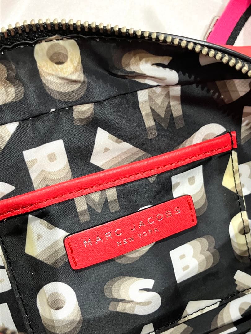 MARC JACOBS マークジェイコブス 2Wayショルダー バッグ レッド - メルカリ