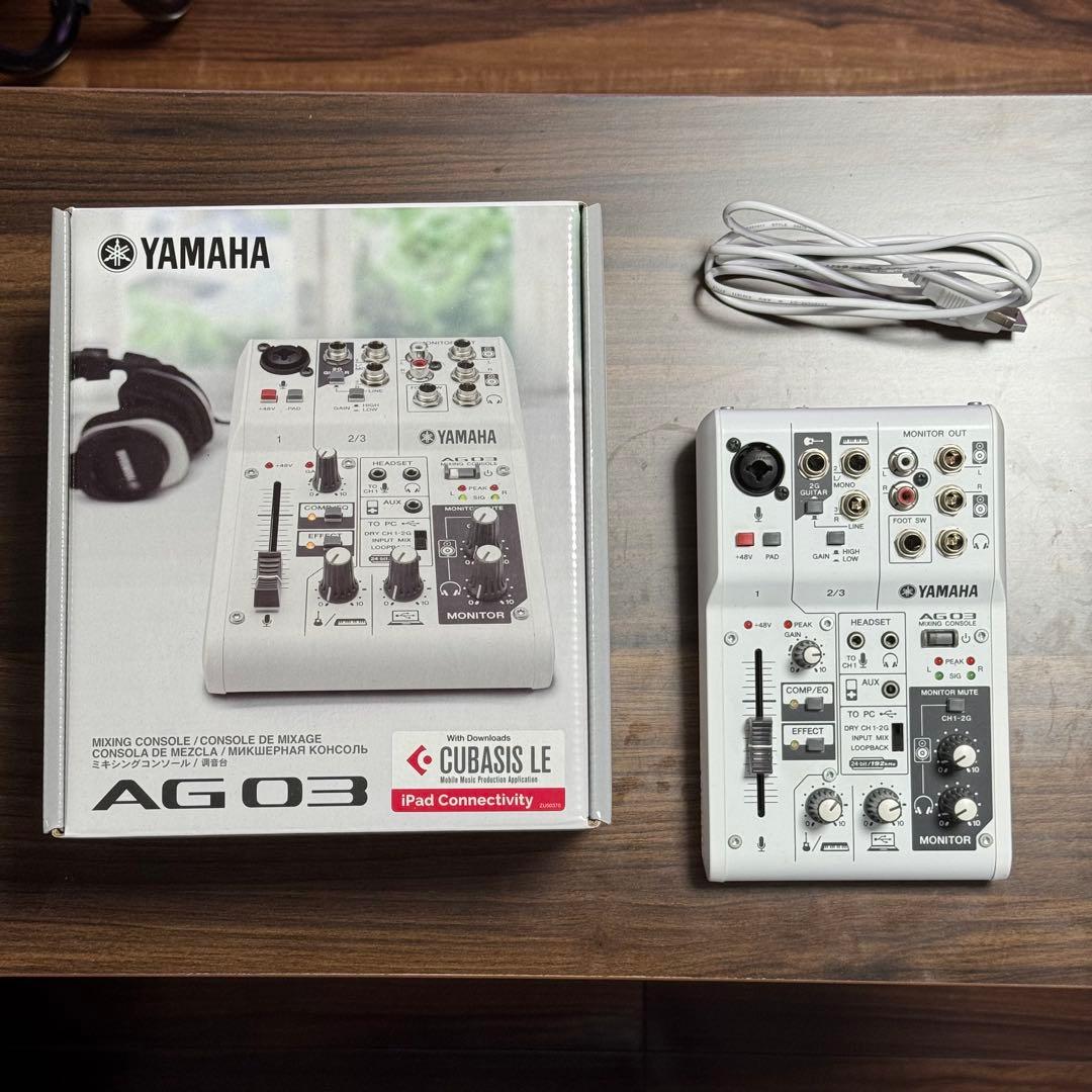 Yamaha AG03 ミキサー Amazon.co.jp: ヤマハ YAMAHA ウェブキャスティングミキサー
