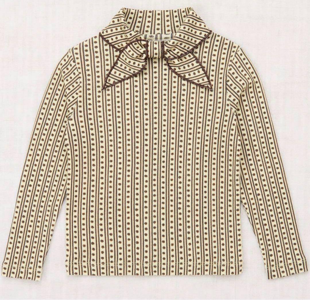 夏*花様 Misha & Puff Scotut トップス 4y Misha & Puff Scout Top - Raffia Little House Fl