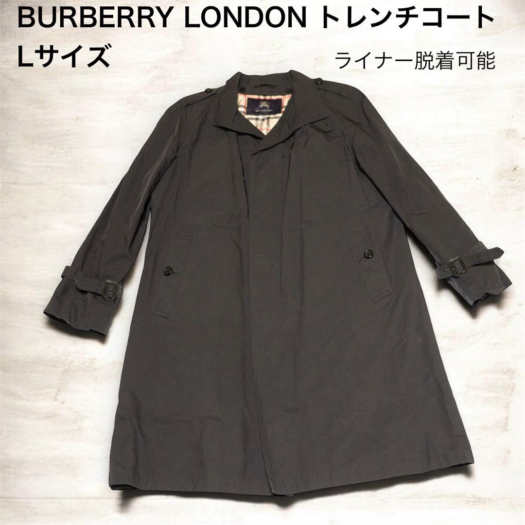 BURBERRY LONDON トレンチコート Lサイズ 中古・古着通販】BURBERRY LONDON (バーバリーロンドン) ダブル