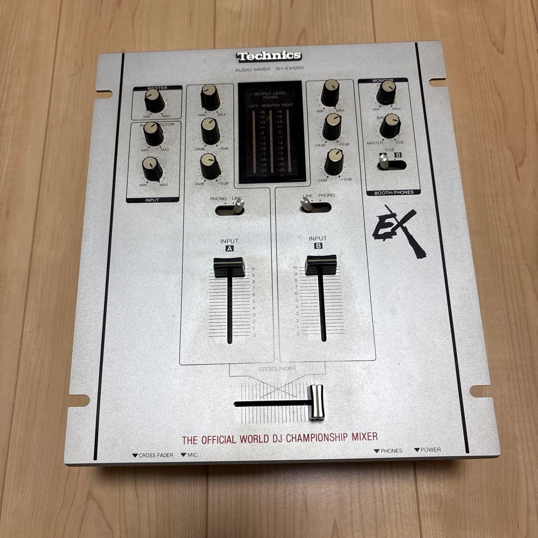 【ケパソ】Technics DJミキサー 公式DJ選手権用　ＥＸ 中古品】Technics/DJミキサー/SH-EX1200-K -DJ機材アナログレコード
