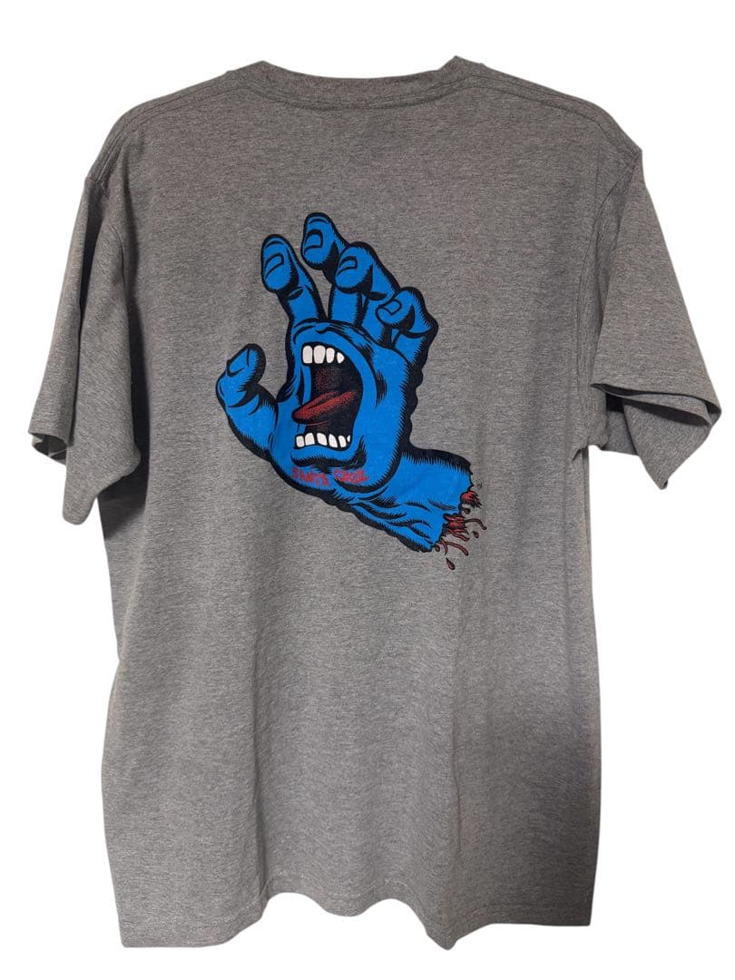 NHS SANTA CRUZ サンタクルズ 90's USA ハンド SANTA CRUZ / サンタクルーズ 90s～ NHSタグ USA製 ロゴ半袖Tシャツ
