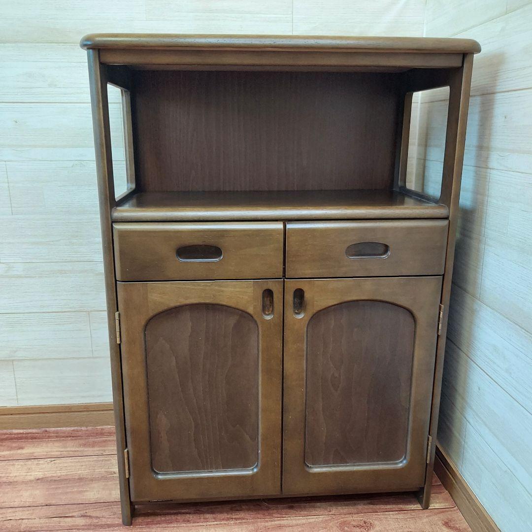 カリモク　家具　電話台　キャビネット　FAX台　Karimoku Karimoku カリモク 木製 電話台、FAX台 キャビネット飾り棚 収納 台