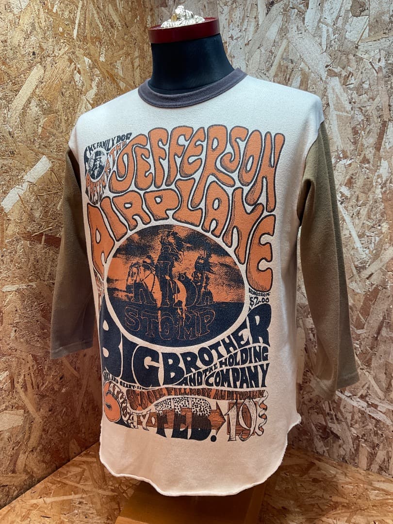 ブートレガーズ JEFFERSON AIRPLANE 7分袖 Rock Tee Jefferson Airplane Vintage Plane Tee – Jefferson Airplane Merch