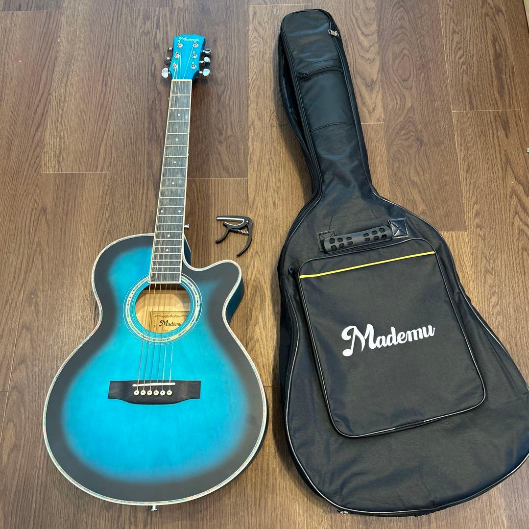 Mademu アコースティックギター MCG40B-BL-M カポタスト ケース - メルカリ
