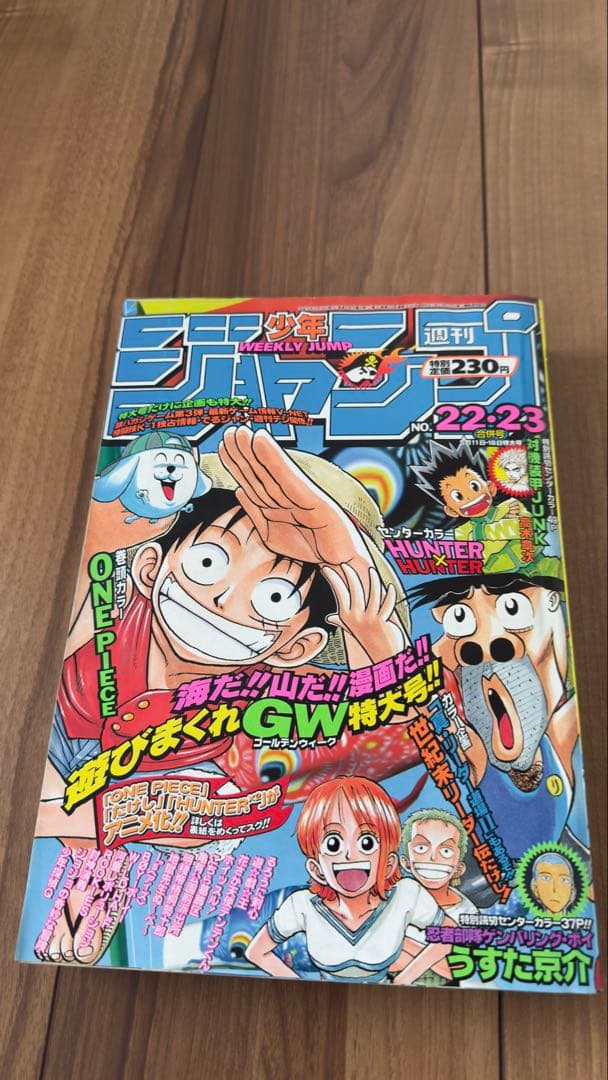 週刊少年ジャンプ1998年 No.22.23 ワンピース巻頭カラー - メルカリ