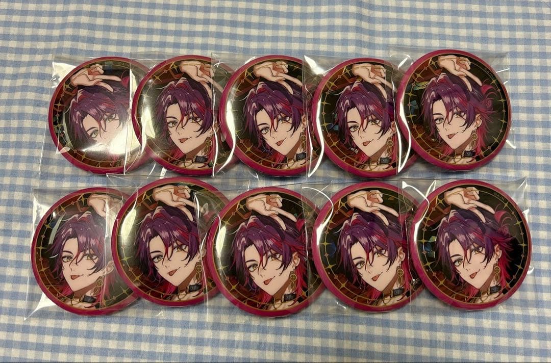 にじさんじ IMPACT 渡会雲雀 缶バッジ チェキ風カード にじさんじ VOLTACTION Pajama Party チェキ風カード 渡会雲雀 コンプ