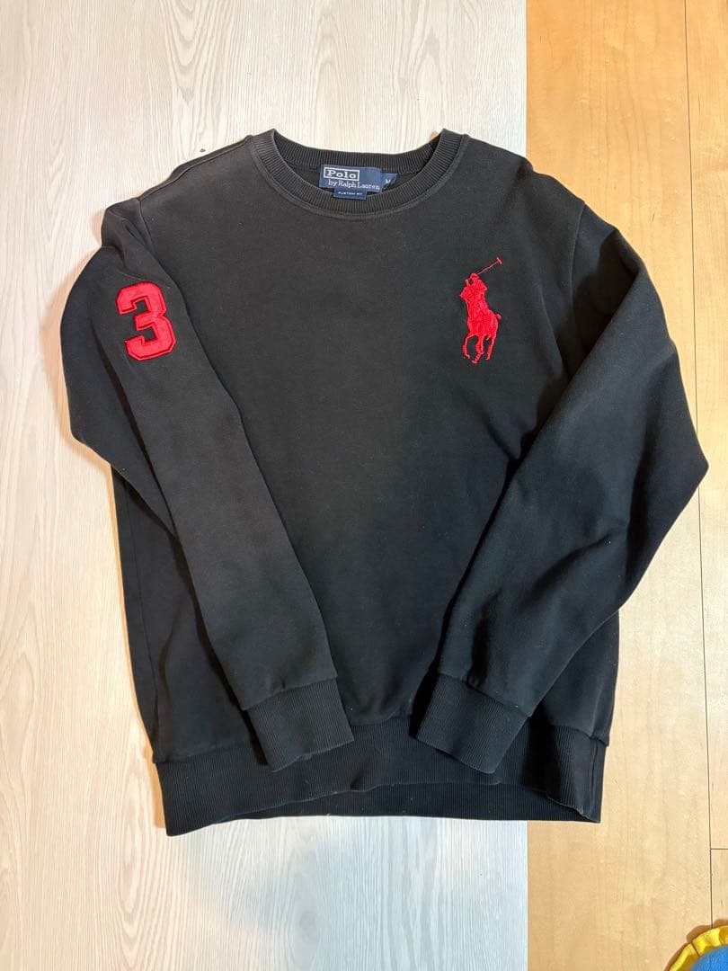 Polo by Ralph Lauren ブラック トレーナー M Polo Ralph Lauren ブラック トレーナー M - メルカリ