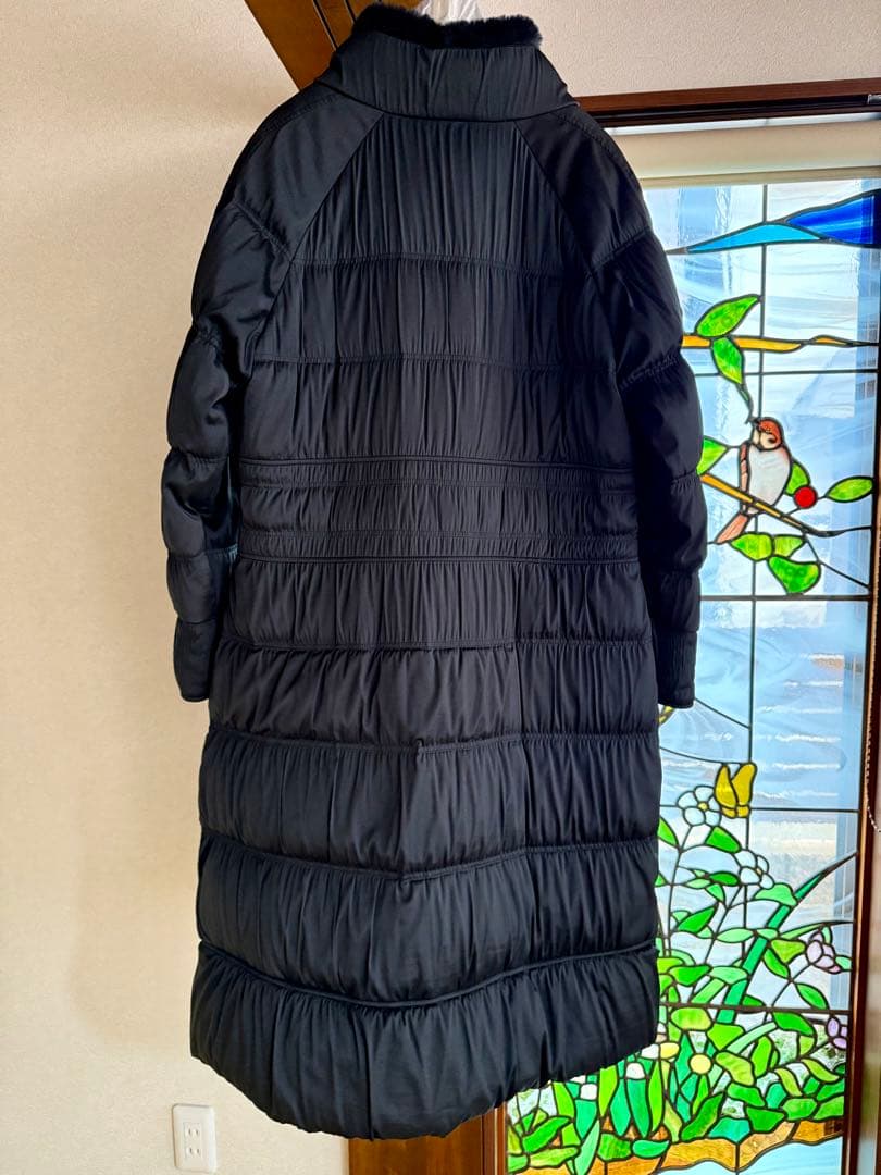 TAE ASHIDA ダウンコート ブラック ファー襟 M ロング 美品 - メルカリ