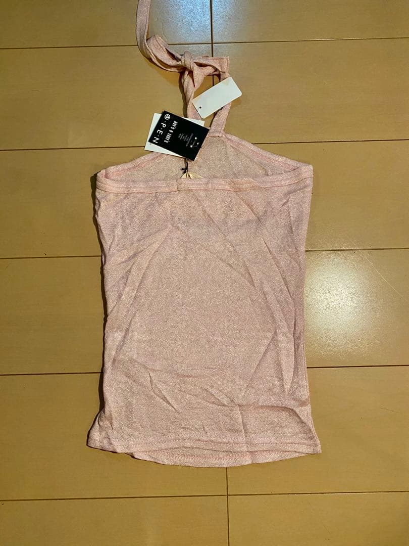 新品 初期 ヒステリックグラマー '90 シアーラメ ロゴ キャミソール