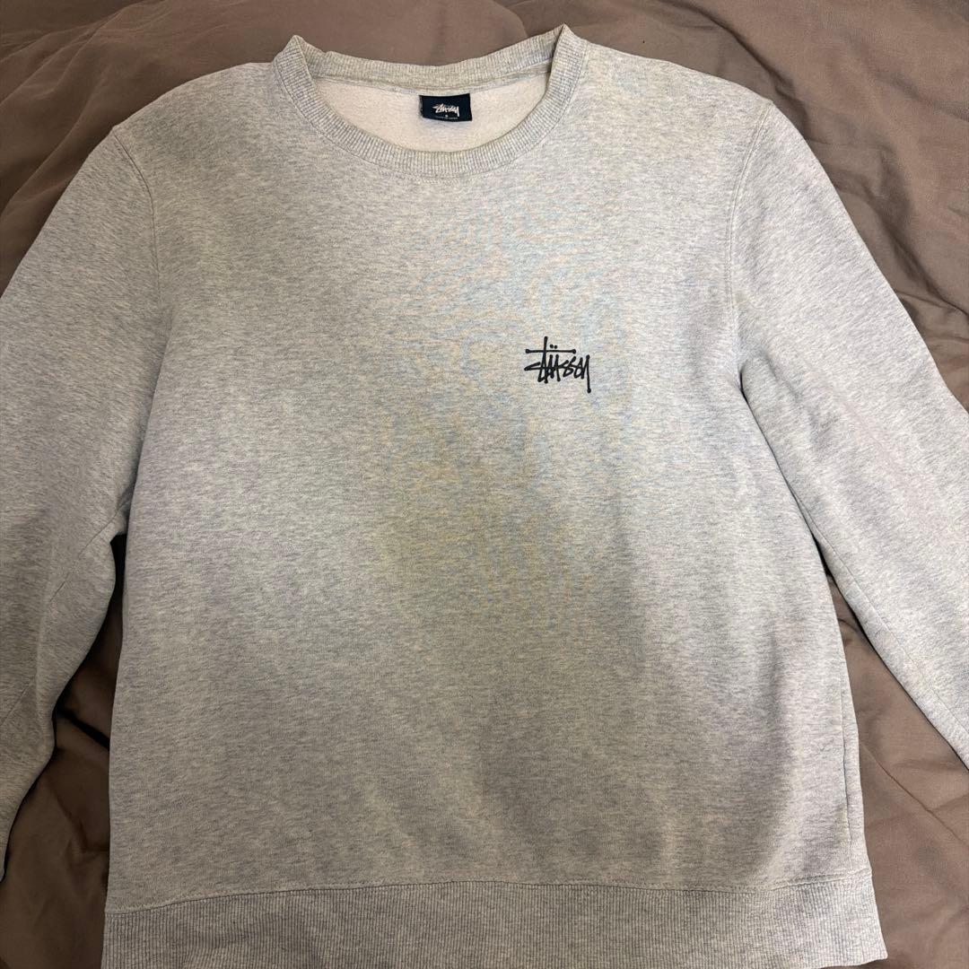 stussy スウェット　トレーナー　グレー STUSSY（ステューシー）スウェット グレー サイズ:M メンズ