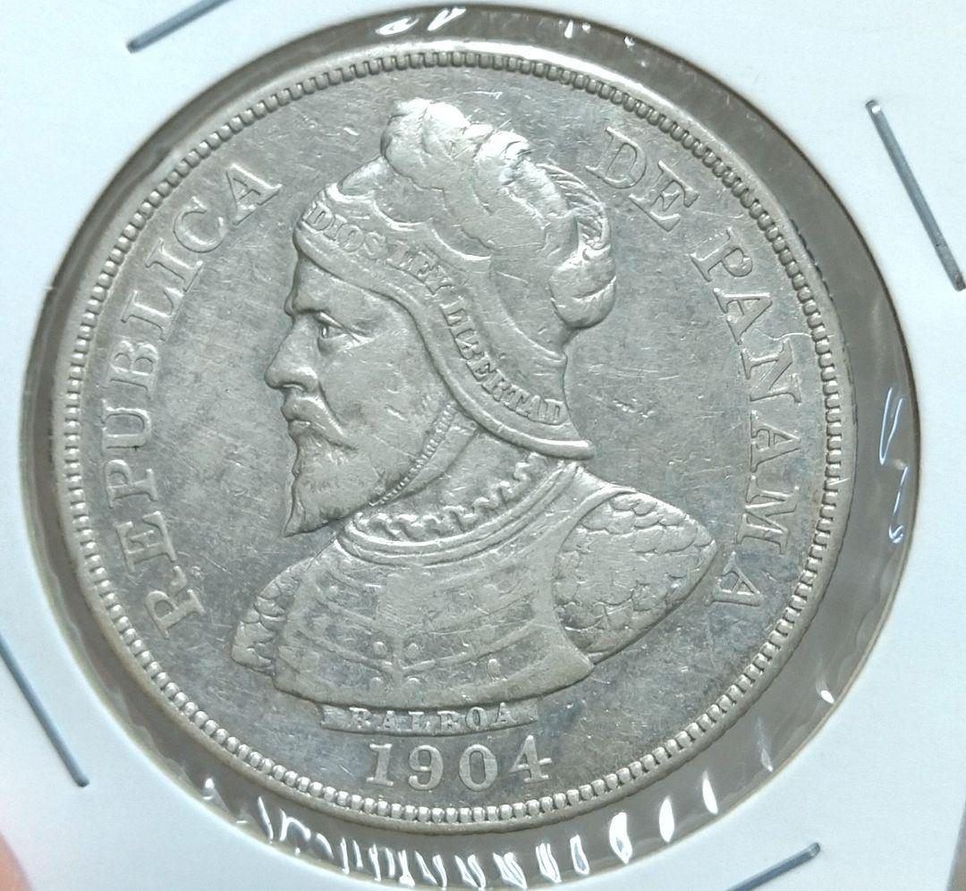 パナマ 1904年 銀貨 25セント - メルカリ