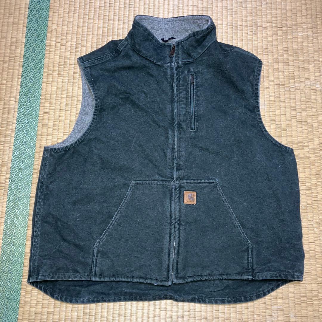 カーハート carhartt ベスト モスグリーン ダック ボア ロゼ MOSモスグリーン Carhartt カーハート ダック ベスト ボア｜Yahoo