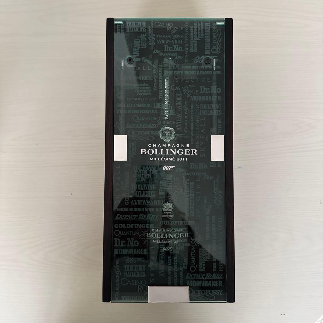 Bollinger 2011 シャンパン 007 特別版 特別ケースと空き瓶 ボランジェ 007 リミテッド エディション 2011 ギフトボックス 箱不良