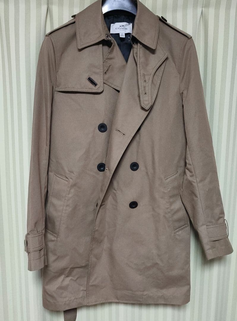 底値　COACH　コーチ　トレンチコート　未使用品 中古・古着通販】COACH (コーチ) トレンチコート ベージュ サイズ:XS