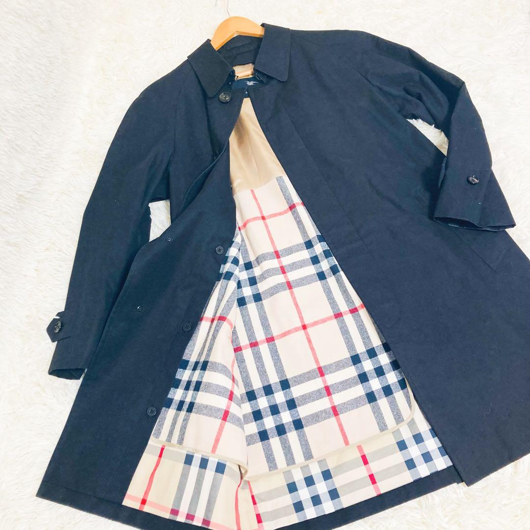 美品✨ BURBERRY ステンカラーコート ブラック ライナー付き L BURBERRY（バーバリー） ステンカラーコート BBB52-313-09 01104-99