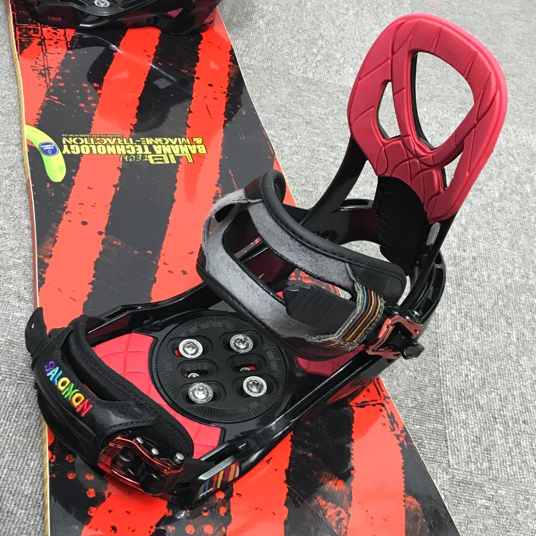 10万セット□WAX済□LIB TECH SALOMON ボード ビンディング