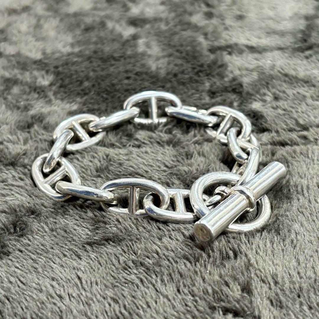 silver anchor chain bracelet ag 925 刻印 Anchor Chunky Chain Bracelet | 925 Sterling Silver – Mila Silver