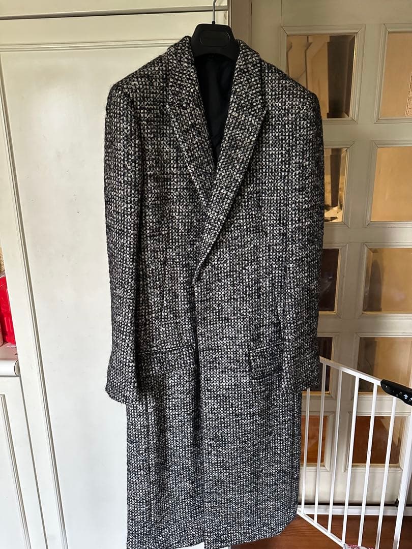 16AW ハイダーアッカーマン チェスター コート 44 HAIDER ACKERMANN（ハイダー アッカーマン） 未使用 ウーブン シングル