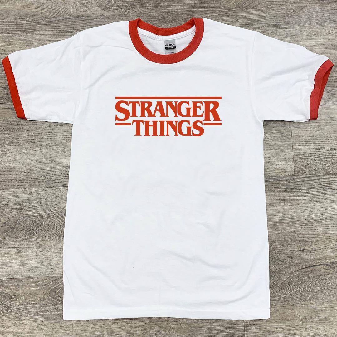 XL Stranger Things ストレンジャーシングス リンガー Tシャツ - メルカリ