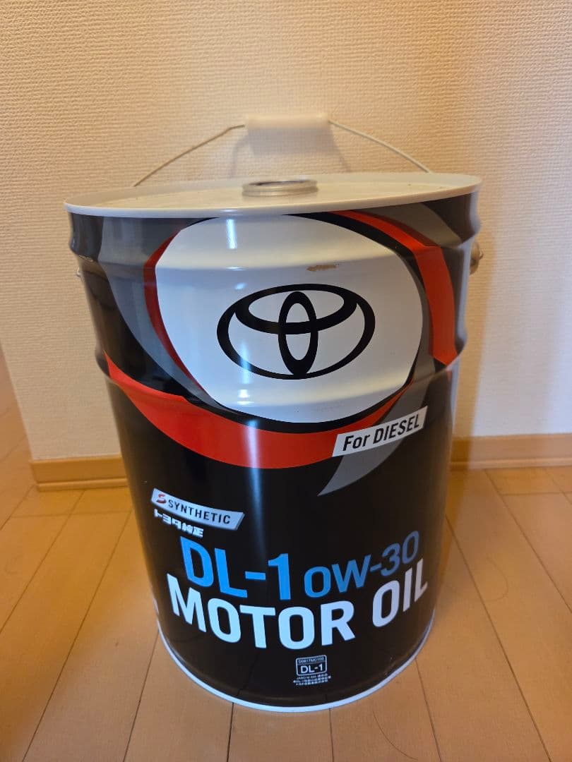 トヨタ純正エンジンオイル DL-1 0W-30　20L ☆トヨタ純正 ディーゼルエンジンオイル DL-1 0W-30 20L送料無料 : NET