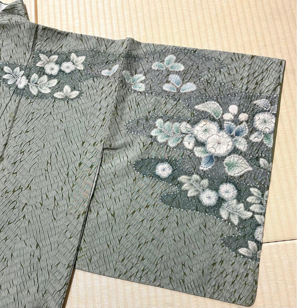 作家物 総絞り 辻が花 大島紬 訪問着 紋なし ガード加工 - メルカリ
