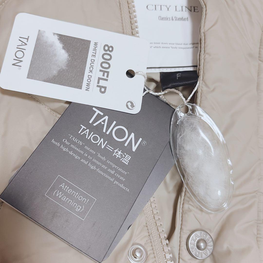 専用✨TAION 洗える シティ ダウンケープ ポンチョベスト ダウン