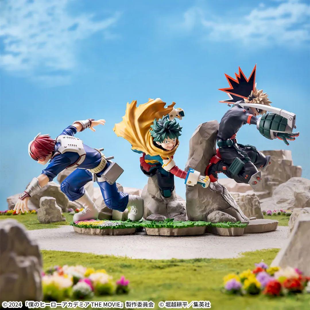 ヒロアカ フィギュア 緑谷出久 爆豪勝己 轟焦凍 3点 SEGA × Link