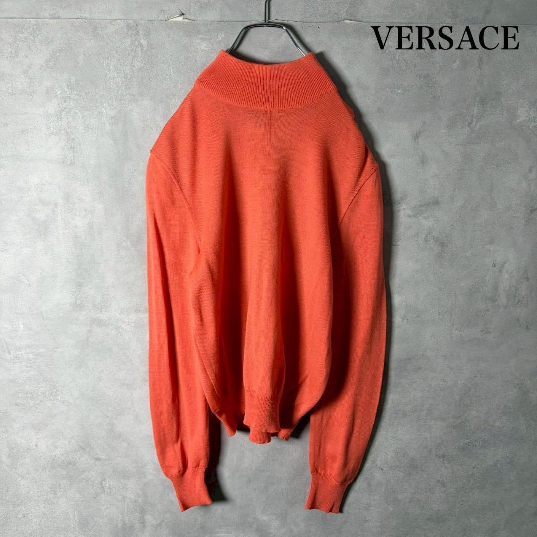 90s GIANNI VERSACE タートルニット イタリア製 N2734 - メルカリ
