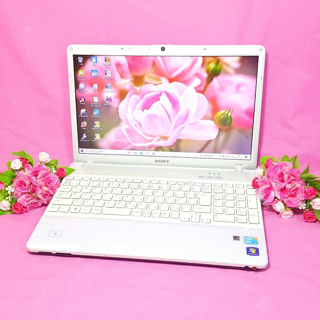 美品SONY/美品ホワイトVAIO/Win11/新品SSD256G&高速メモリ - メルカリ
