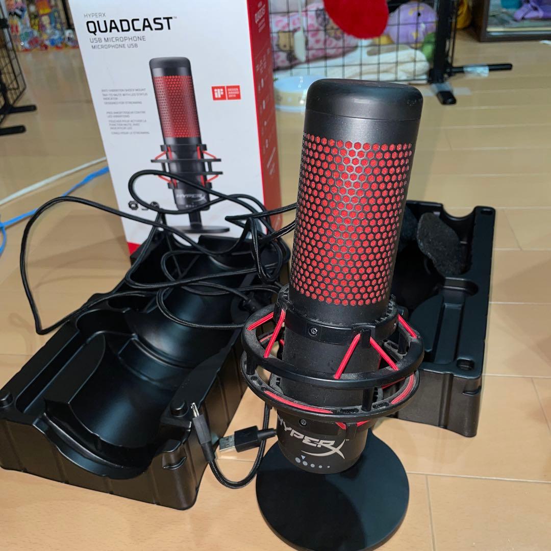 HyperX QuadCast スタンドアロンマイク 黒 - メルカリ