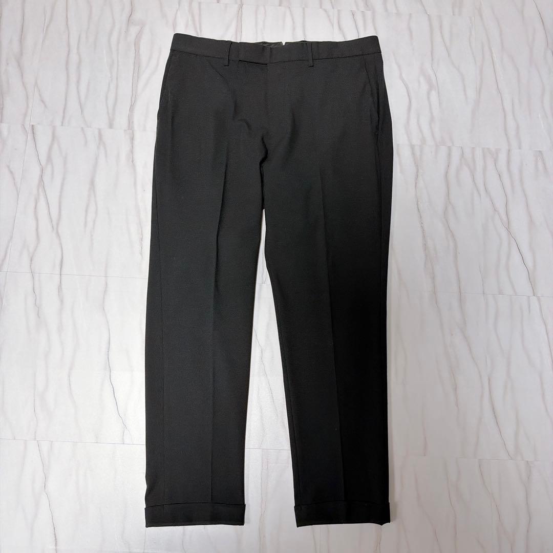 《美品》ユナイテッドアローズ イージースーツセットアップ ストレッチ 黒 XL
