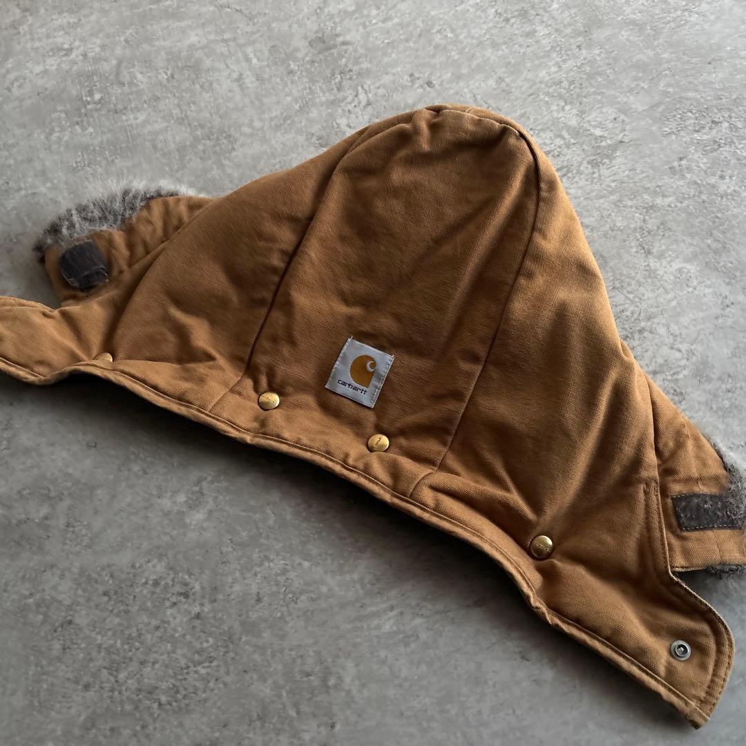 90's□USA製□carhartt トラディショナルジャケット 短丈 フード付