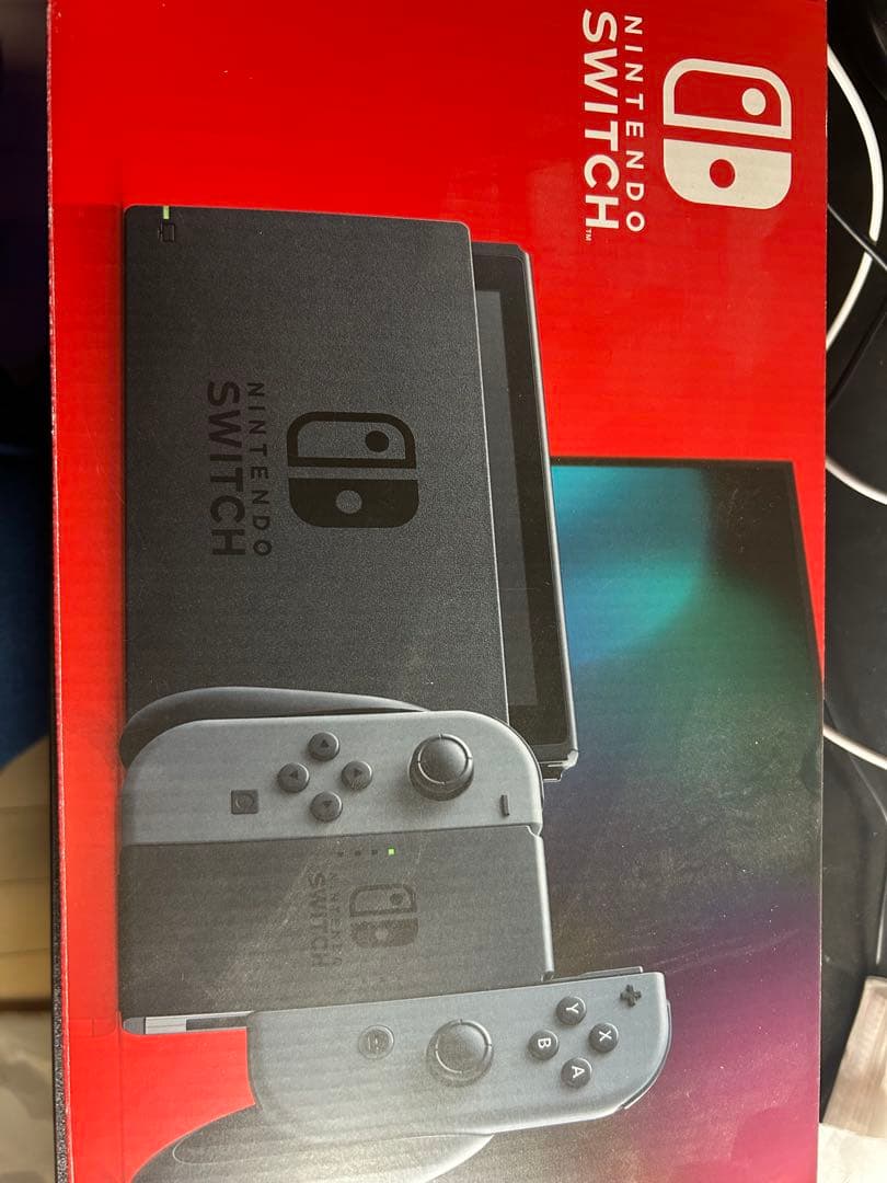 Nintendo Switch グレー本体 Joy-Con付き - メルカリ