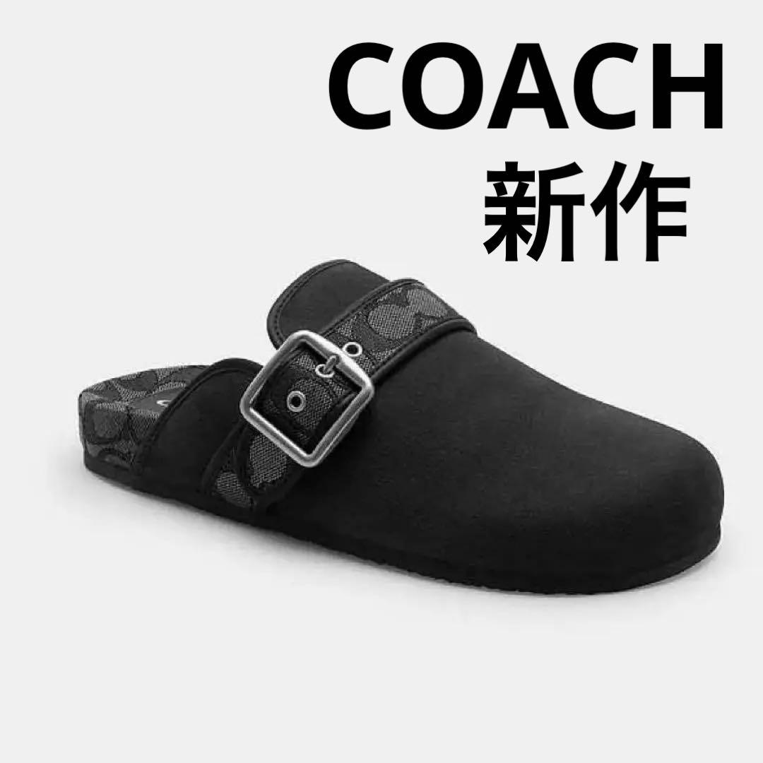 COACH サンダル ミュールサンダル スリッポン 新品 24.5~25cm - メルカリ