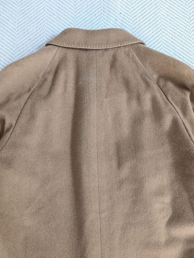 LANVIN PARIS ランバンウール カシミア100% ロングコート 茶 - メルカリ