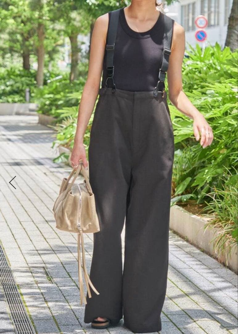 spick&span サスペンダー付ワーカーパンツ 追加2》サスペンダー付きワーカーパンツ（その他パンツ）｜Spick and