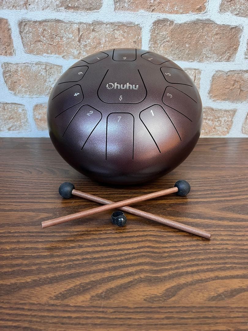 美品　ohuhu スリットドラム Amazon | Ohuhu スリットドラム 打楽器 12インチ 13音 Cメジャー