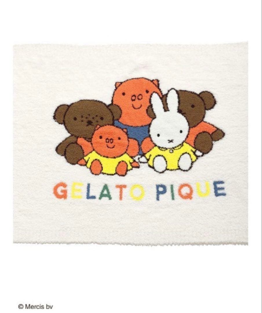【新品未使用】gelatopique×Dick Bruna ブランケット Miffy（ミッフィー） おくるみ 「Dick Bruna」「BABY」ベビモコ