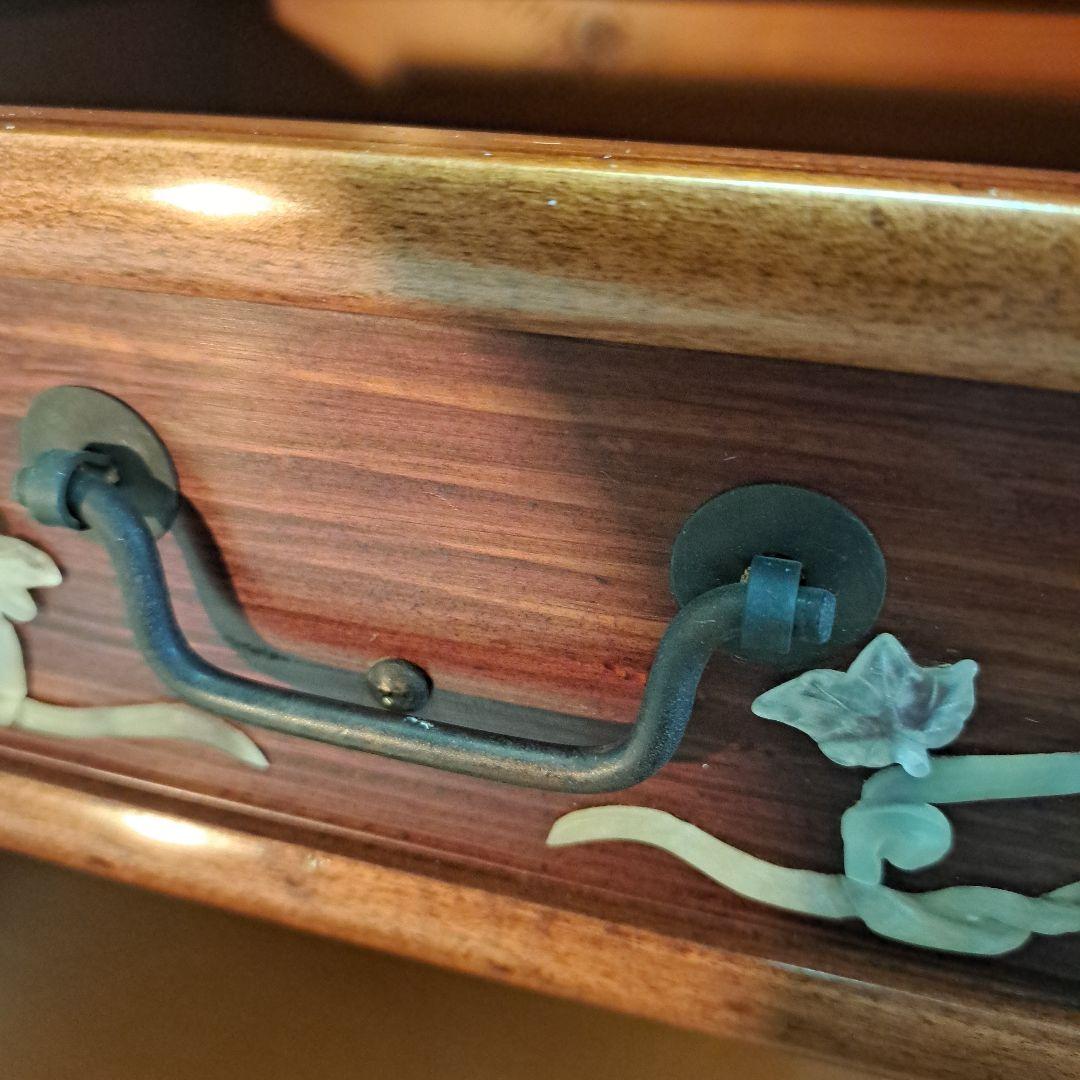 美術品 希少 石細工 中国 チェスト 工芸品 箪笥 骨董 アンティーク