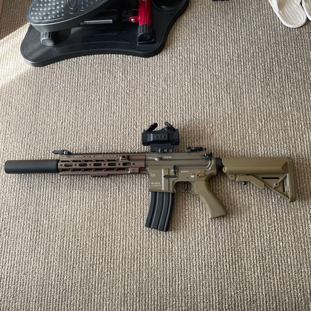 次世代電動ガン HK416デルタカスタム　オマケ付 Amazon.co.jp: □フルセット□ 次世代電動ガン HK416 デルタカスタム