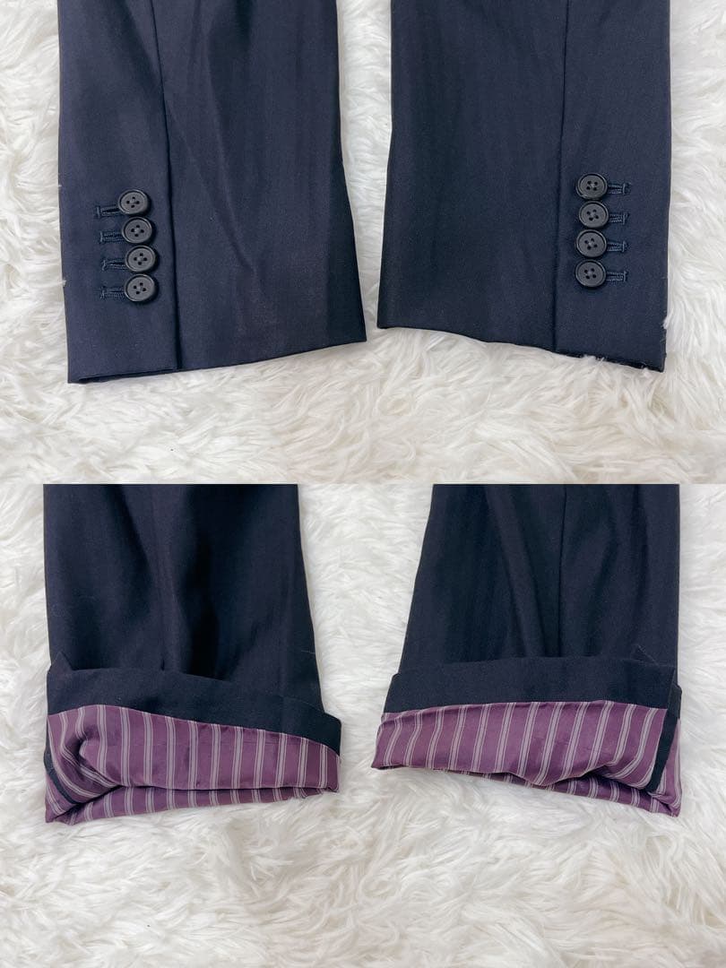 ✨美品✨ バーニーズNY カノニコ生地 スーツ 50 XL ストライプ - メルカリ