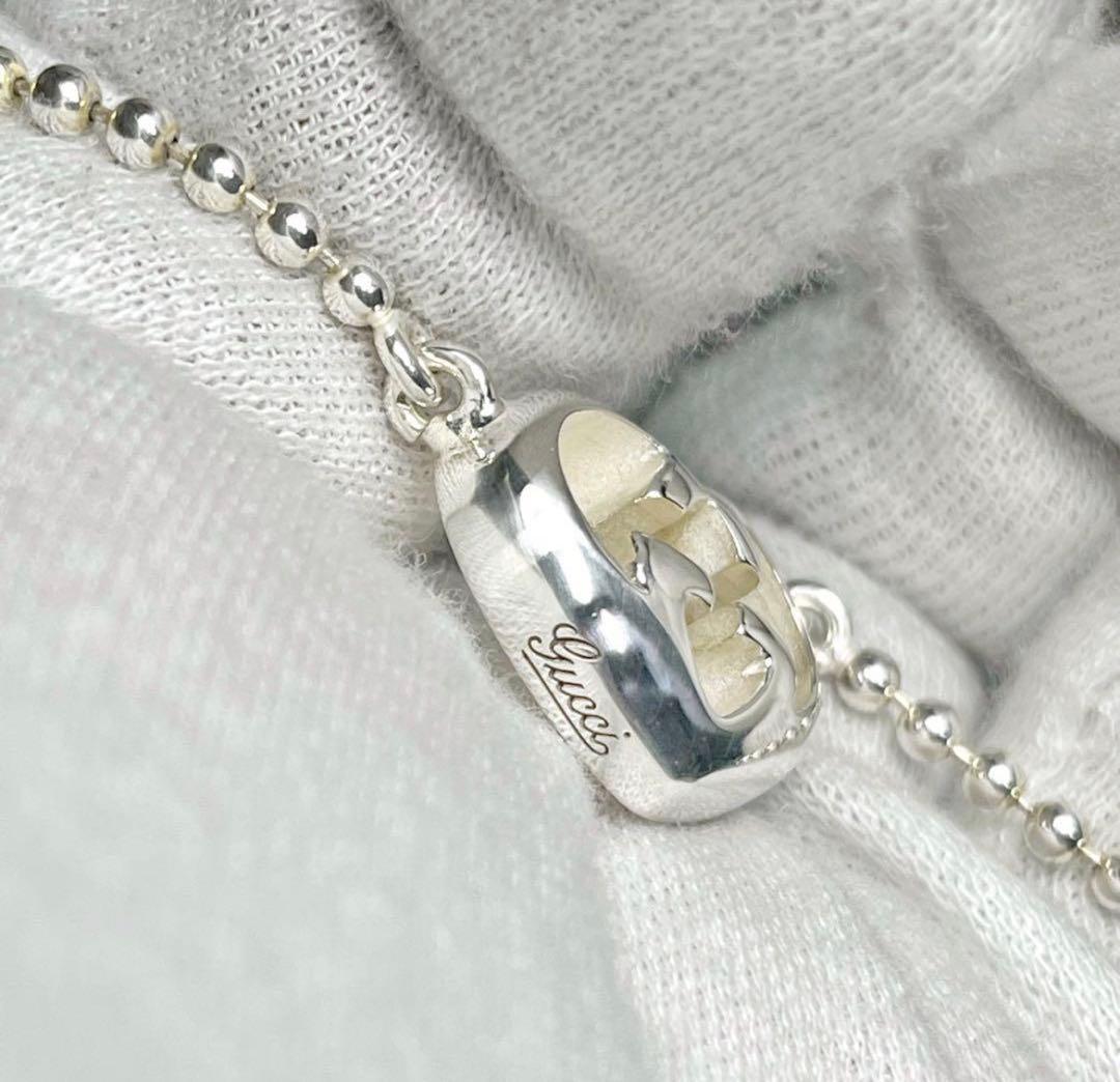 極美品‼️GUCCI ハートインターロッキングネックレス - メルカリ
