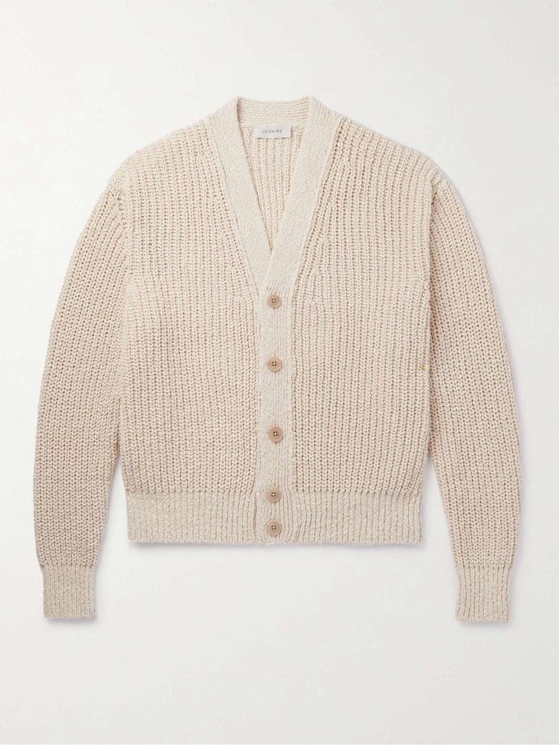 23SS LEMAIRE ルメール chunky cardigan LEMAIRE Off-White Chunky Cardigan Lemaire